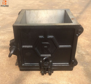 الخرسانة أربعة أجزاء حديد زهر أسود مكعب قوالب للبيع - Product Image 2