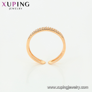 15206 Groothandel eenvoudige fijne dames sieraden zirkoon kanaal instelling verstelbare vinger <span class=keywords><strong>ring</strong></span> - Product Image 3
