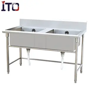 Factory hot sale price commercial washing sink stainless steel kitchen sink