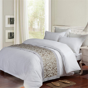 5 star Hotel sábana barato satén jacquard bambú <span class=keywords><strong>lyocell</strong></span> cama - Product Image 6