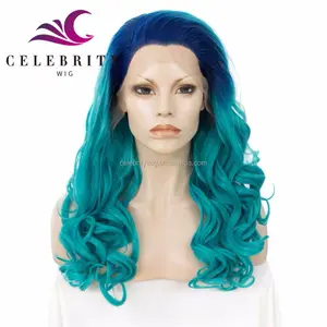 Cheap Wholesale Synthetic Lace Front Wig Manufacture CustomかつらMadeとNatural Hairline Made Good Quality Wigs