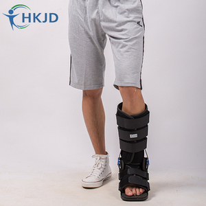 รองเท้าบูทแบบมีบานพับปรับได้สำหรับกระดูกหัก รุ่น HKJD Orthopedic Adjustable ROM Hinge Cam Walker พร้อมพื้นรองเท้าแบบโยก สีดำ รองเท้าบูทแบบมีบานพับสำหรับกระดูกหัก รุ่น Orthopedic Aircast Walker Boot - Product Image 4