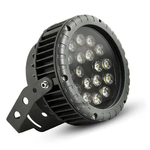 Luce di inondazione impermeabile IP65 led 18w rgb dmx per uso esterno