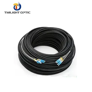 선로의 광케이블 화 100 메터 S. M 4F 기갑 섬유 outdoor 광 patch cord Drop cable