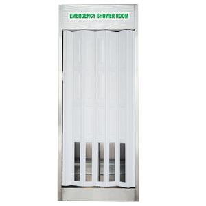 Cabine de douche d'urgence en PVC fermée, station de lavage des yeux, en acier inoxydable 304, conforme à la norme ANSI Z358.1-2004, fabriquée par une usine avec plus de 17 ans d'expérience - Product Image 3