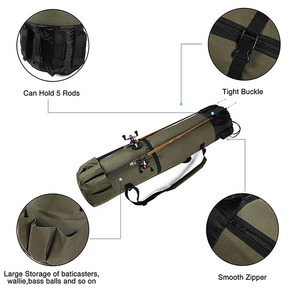 JUNYUAN Canne À Pêche S'attaquer <span class=keywords><strong>Transporteur</strong></span> Sac De Rangement pour Père - Product Image 2