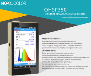 OHSP350C el aydınlatma test cihazı - Product Image 3