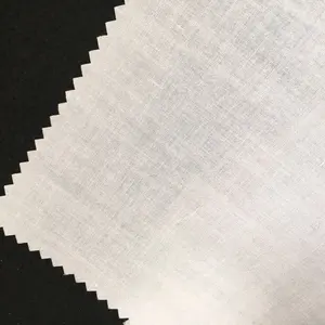 Chinese fabrikant geweven hars interlining stijve kraag hard gom verblijf interlining stof fabriek prijs