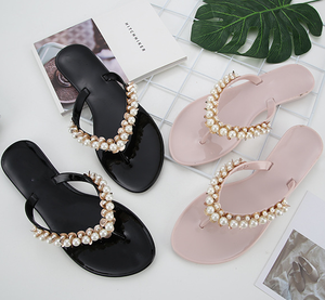 Zapatillas de estilo euroamericano para mujer, chanclas de ocio para interiores y exteriores - Product Image 1