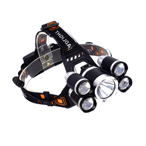 Linterna <span class=keywords><strong>de</strong></span> <span class=keywords><strong>cabeza</strong></span> T6 impermeable <span class=keywords><strong>de</strong></span> 6000 lúmenes, 5 led, faro recargable 18650, <span class=keywords><strong>para</strong></span> pesca, caza, deportes al aire libre, linterna <span class=keywords><strong>de</strong></span> largo alcance - Product Image 1