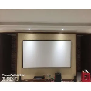 XYSCREEN 120 אינץ אין לוח בית קולנוע 4k קבוע מסגרת מקרן מסך 50 אינץ