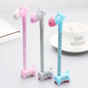 Cartoon Stylo À Bille Belle Peut Stand <span class=keywords><strong>Hippopotame</strong></span> Petit Âne Stylo à Bille - Product Image 2