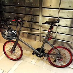 Xacd làm bằng titan đường xe đạp weldless khung 20 "Titan Touring xe đạp minivelo - Product Image 1