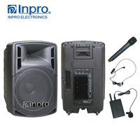 INPRO PR-150N USB Ev Stereo Güç Amplifikatörü Kart Modülü 300W/750W 1 Kanal ABS Malzeme 40Hz-20KHz 100dB 15 inç Aktif Hoparlör