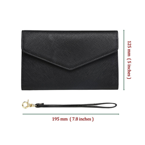 Custom <strong>Trifold</strong> Wrist <strong>Wallet</strong> Passport Holder RFID Protected Leather Women Travel <strong>Wallet</strong> - Product Image 5