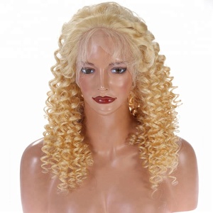 Parrucca Full Lace in Capelli Umani Vergini Brasiliani 613 Biondi Ricci con Baby Hair - Product Image 4