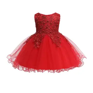 Robe de princesse en dentelle pour enfants de 3 à 10 ans, adorable robe de fête, nouvelle collection 2019