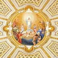 Papier peint décoratif de plafond 3D, séries de la mythologie religieuse européenne, livraison gratuite