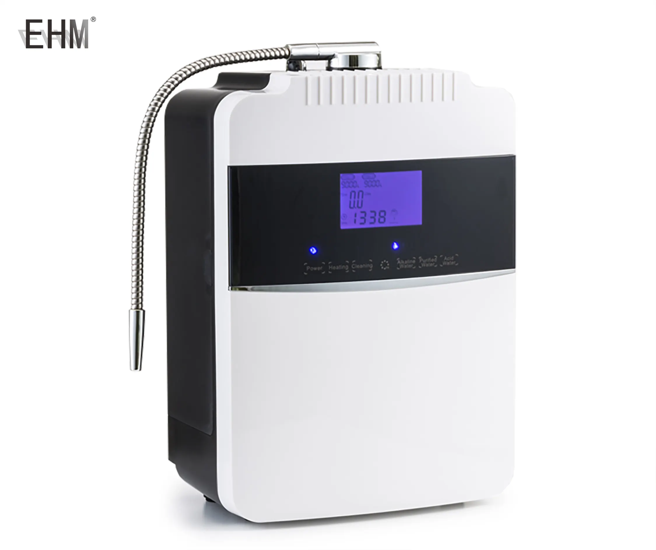 EHM nước alkaline máy với hệ thống sưởi ấm/nước ionizer