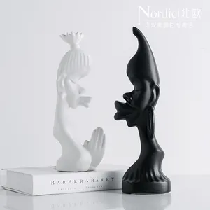 定制工艺北欧风格树脂非洲妇女设置雕像树脂雕像