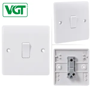 Gang Switch 10A Wholesale 1 Gang 1 Way 250V 10A Electric Wall Socket Electric Light Switch