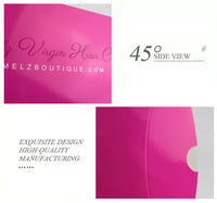 Emballages mats personnalisés pour extensions de cheveux, sacs d'emballage de luxe pour extensions de cheveux