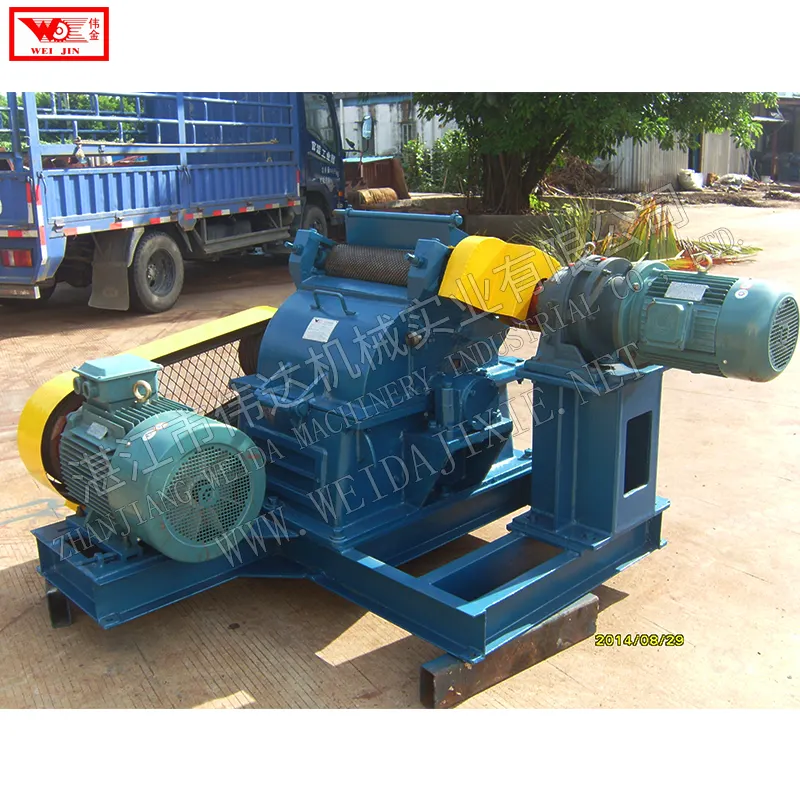 natural rubber crusher and hammer mill machine