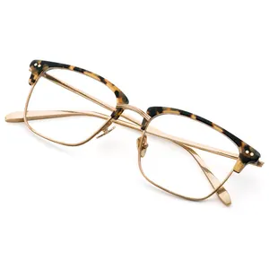 中国批发光学眼镜金属镜镜醋酸眼镜架 oem 眼镜