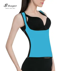 Slimming Neoprene Vest Sweat Shirt Body Shapers For Women Weight Loss Sauna Shirts