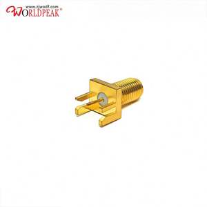 Коннектор коаксиальный с разъемом <span class=keywords><strong>SMA</strong></span> типа «мама» для монтажа на краю панели печатной платы <span class=keywords><strong>8</strong></span>*9 - Product Image 2