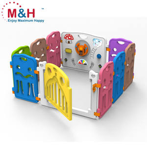 8 Paneles De Seguridad Juego de Niños De Plástico <span class=keywords><strong>Corralito</strong></span> <span class=keywords><strong>Corralito</strong></span> Valla Bebé Juego Bebé <span class=keywords><strong>Parque</strong></span> Infantil - Product Image 2