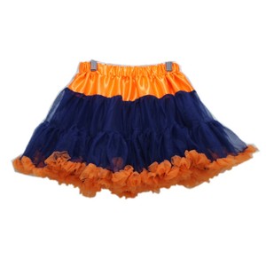 Venta al por mayor, ropa de Boutique para niños, tutú de gasa para niños, alta calidad y súper esponjoso, Peach, Pettiskirt para niñas - Product Image 3