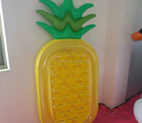 Kasur Udara Apung Semangka/Nanas, Kasur Udara Mengambang Plastik, Taman Air Buah Pulau untuk Berenang