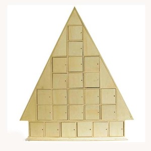 Calendario dell'Avvento in Legno con Design <span class=keywords><strong>Albero</strong></span> di Natale - Product Image 1