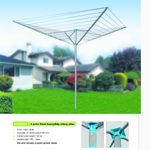 Sèche-vêtements <span class=keywords><strong>parapluie</strong></span>, en aluminium, pour tapisserie et vêtements - Product Image 4