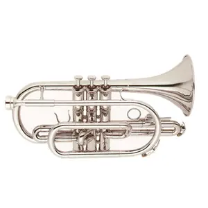 Vernickelter Messing körper Cupro nickel ventile Tone Bb Cornet