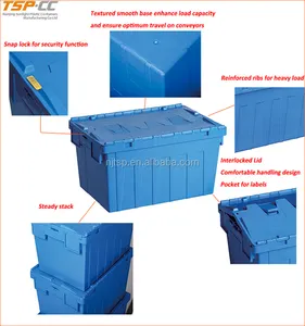 Plastic Crate Cheap Plastic Crate Wholesale Plastic Solid Box Warehouse Storage Recyclable