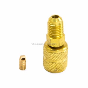 4 रास्ता कई गुना गेज नली सेट <span class=keywords><strong>R410</strong></span> R22 R134a प्रशीतन एसी HVAC किट - Product Image 4
