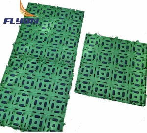 Tegole in Gomma Riciclata, Tappetini Modulari a Incastro per Erba Artificiale e Ginnastica - Product Image 4