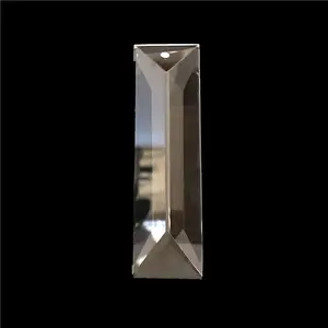 Honor of crystal Clear K9 Glass Rectangular Pendant Crystal Prisms Hotel Luxury Chandelier Decoration Exquisite Crystal Crafts