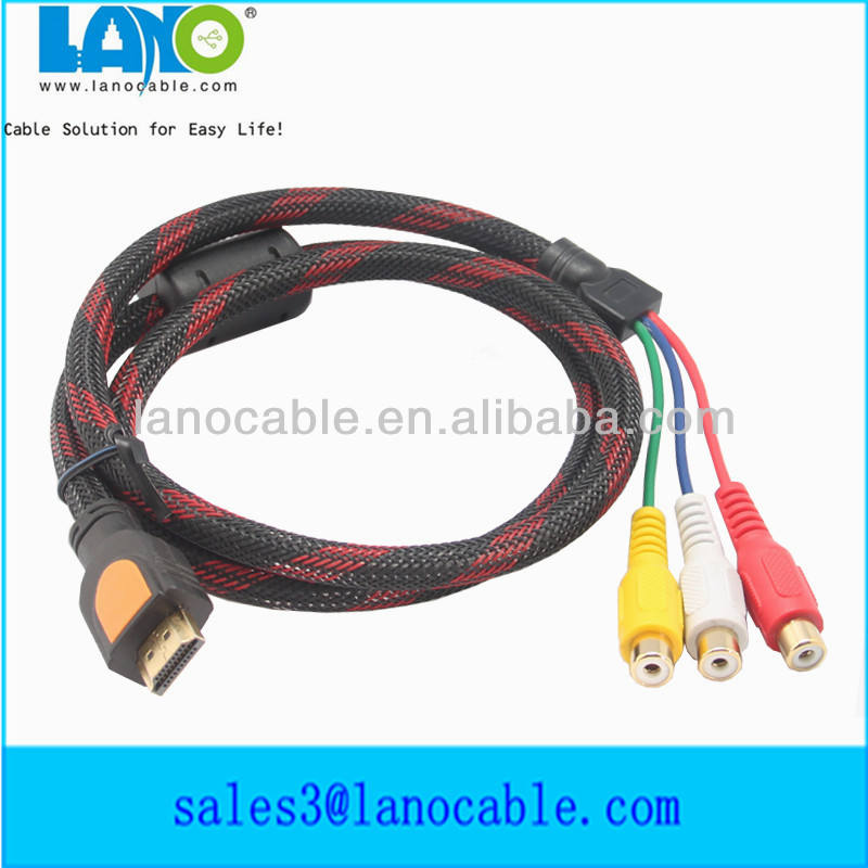 de alta calidad rca hembra a mini hdmi cable de audio|