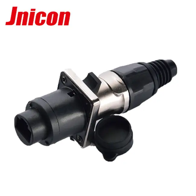 Jnicon ethercon connettore maschio diritto impermeabile RJ45 presa