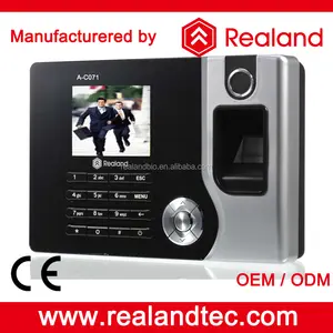 Realand A-C071 biométrique temps de présence carte poinçonnage machine système