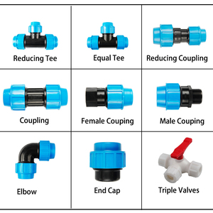 PE Tuyau 40 <span class=keywords><strong>Embouts</strong></span> Pour Irrigation Goutte À Goutte PP Raccords à Compression - Product Image 6