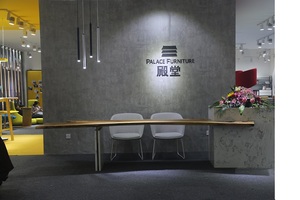 Tavolo da scrivania dell'hotel con armadietto da banco in marmo ufficio scrivania in legno da tavolo in primo piano per la Reception da ufficio - Product Image 2