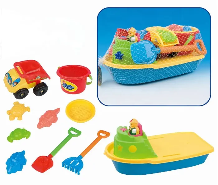 2016 игрушечные забавные пластиковые пляжные наборы и пики для продажи