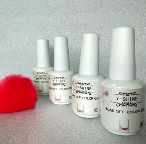 Y-SHINE 15 ml blanc bouteille omnipotent blanc couleur soak off uv/led gel vernis à ongles pour Frenchy - Product Image 3