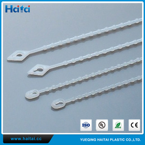 Haitai Brida de Cuentas de Fábrica Muestra <span class=keywords><strong>Gratis</strong></span> Tipo de Atadura de cables de Nylon 66 Del Nudo de la Bola De Plástico - Product Image 1