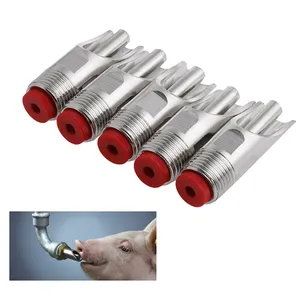 New Pig Nipple Stainless Steel Automatic <strong>Water</strong> Feeder &amp; <strong>Drinker</strong> for Farm Use-JY Brand - Product Image 1