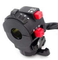 Interruptor de Control Lateral Izquierdo para Mini Quad ATV Chino de 5 Funciones y 9 Cables, Interruptor de Encendido/Apagado y Luces